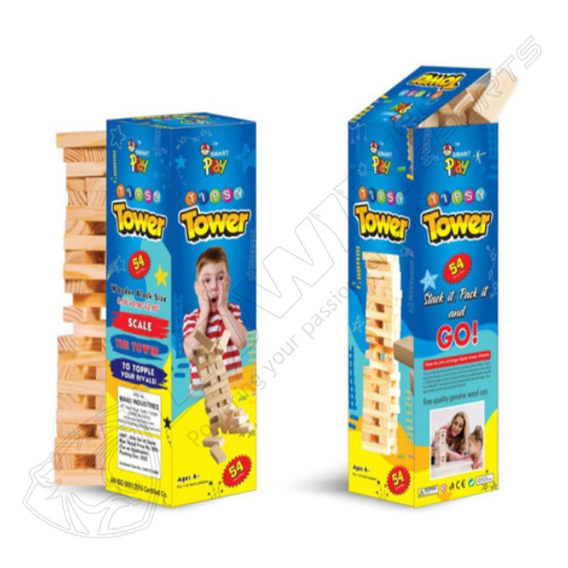 TIPSY TOWER WOODEN'