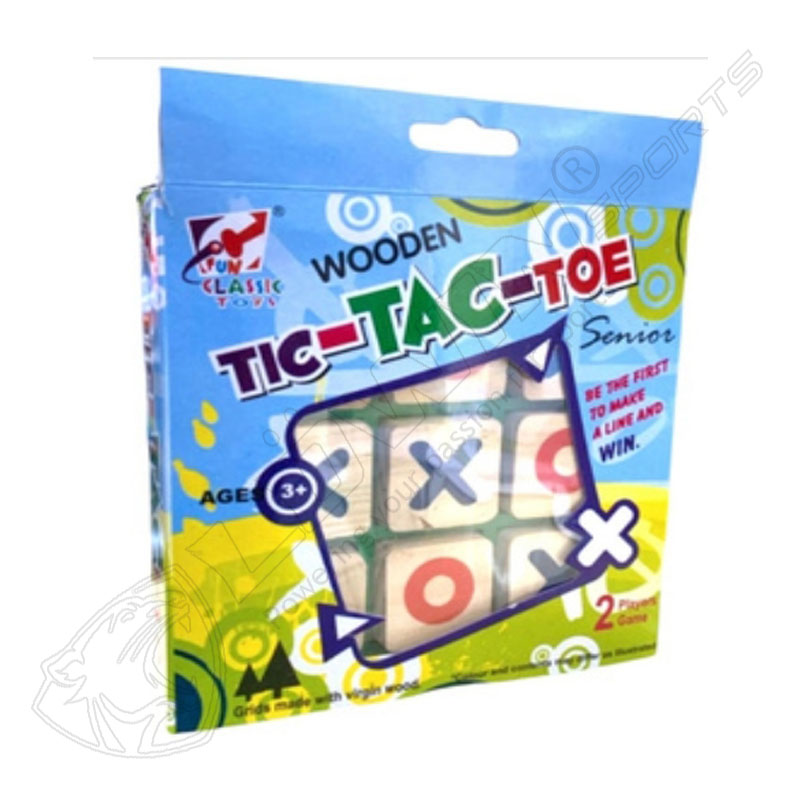 TIC TAC TOE WOODEN'