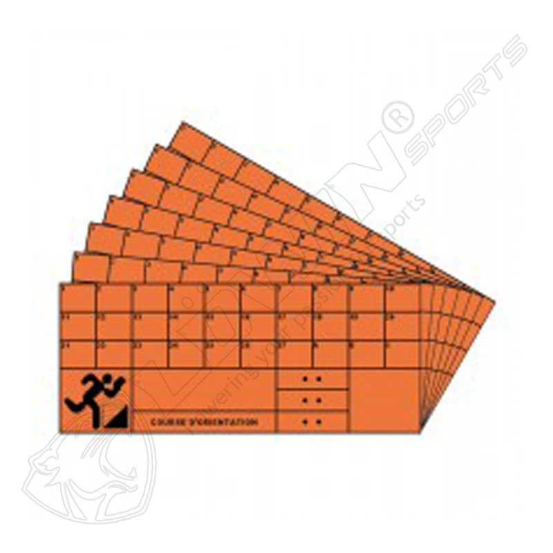 Control Orienteering Cards Set of 50'