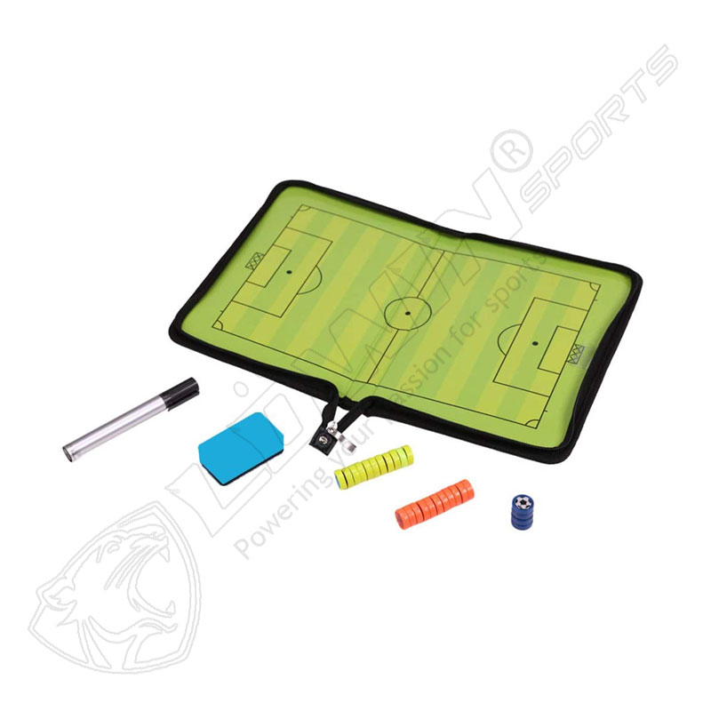 Foldable Coaches Tactical Board, Zip-closure '